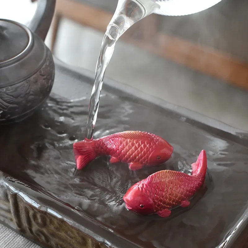 Color-Changing Koi Tea Decor