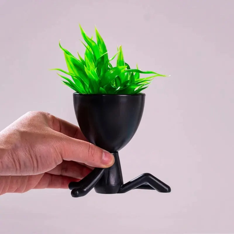 Charming Plant Figurine Decor