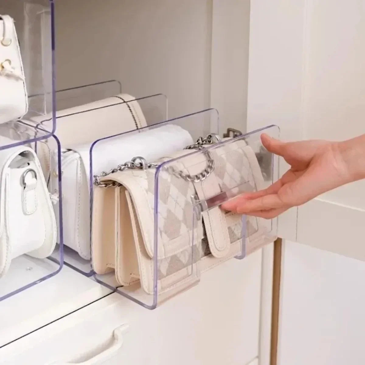 Handbag Storage Box Divider Shelf