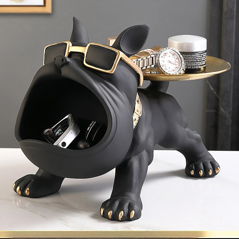 Bulldog Entryway Tray Key Storage