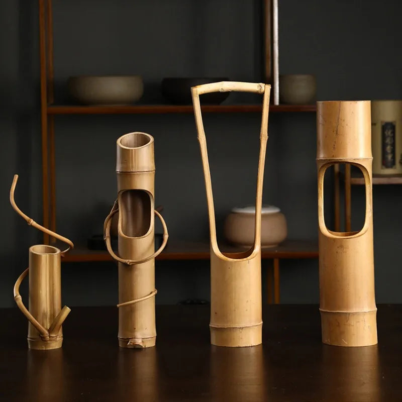 Japanese Bamboo Tube Vase