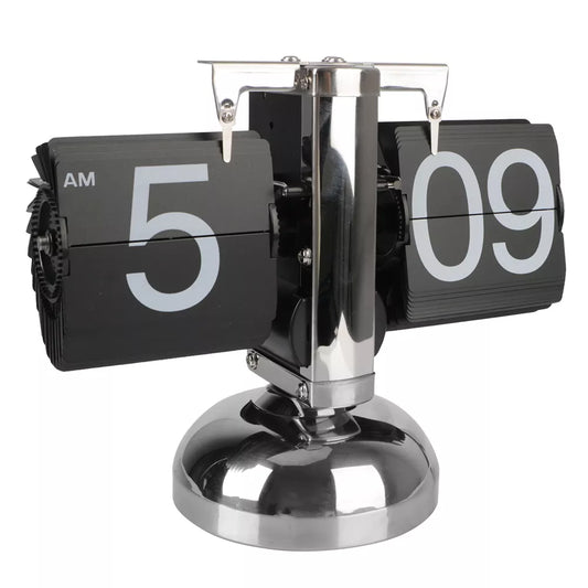 Upgrade your decor with the Super Luxury Auto Flip Quartz Clock. Chic design, accurate quartz movement, and customizable features blend luxury with innovation.