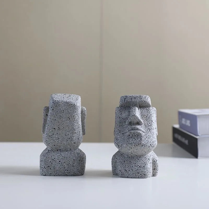 Moai Glasses Holder Figurine