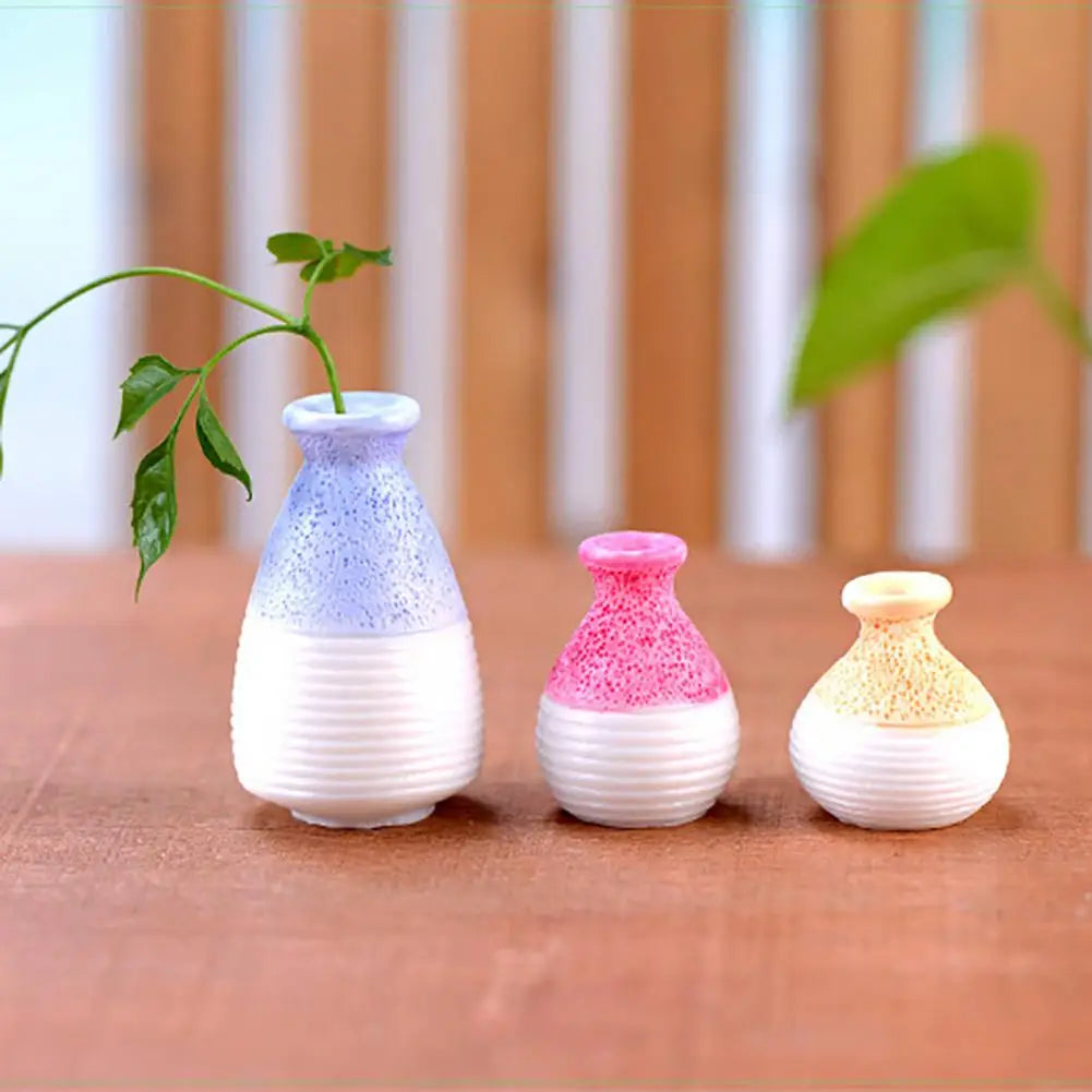 Handmade Resin Miniature Vase