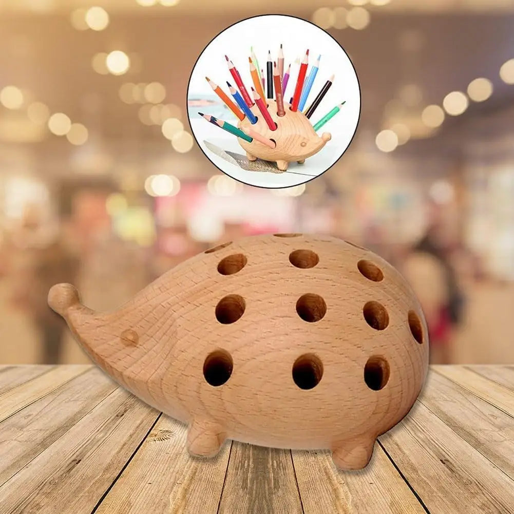 Adorable Hedgehog Pen Organizer