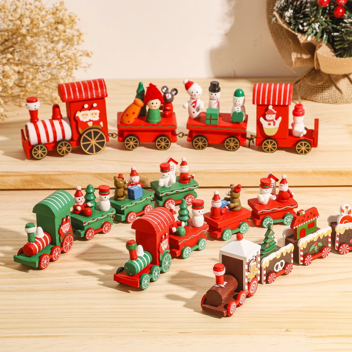 Christmas Train Ornament Home Decor