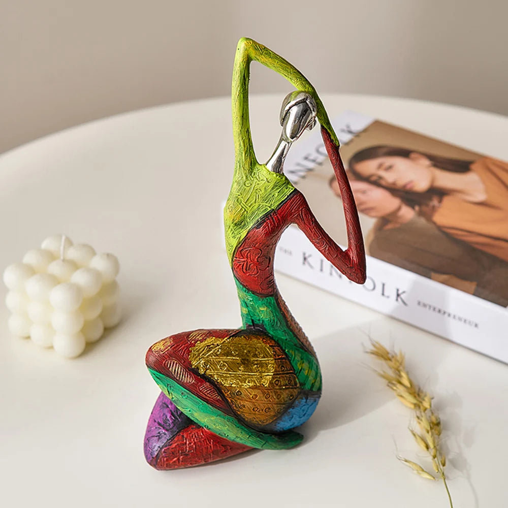 Feminine Abstract Home Decoration Figure Sculpture