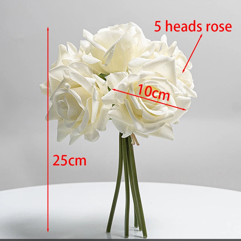 Real Touch Big Rose Bouquet- Artificial Flowers