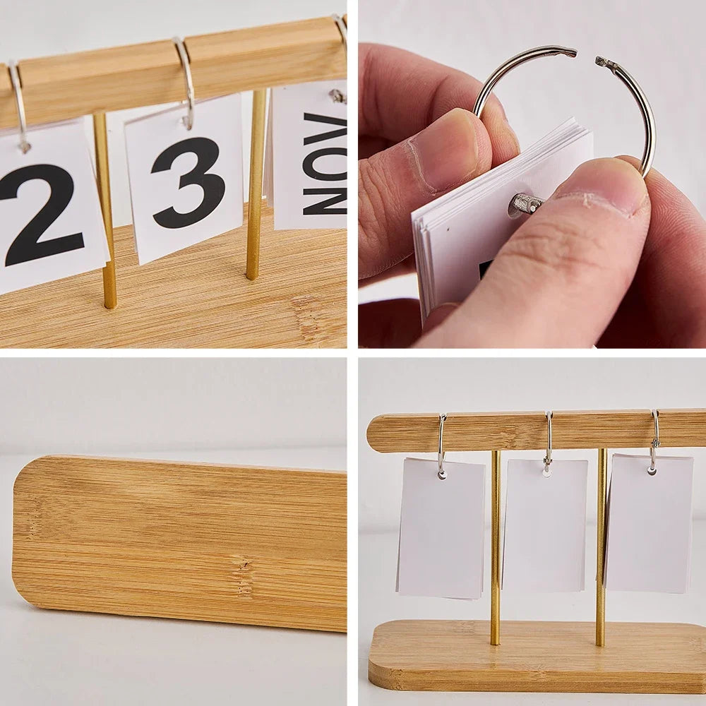 Minimalist Wooden Calendar