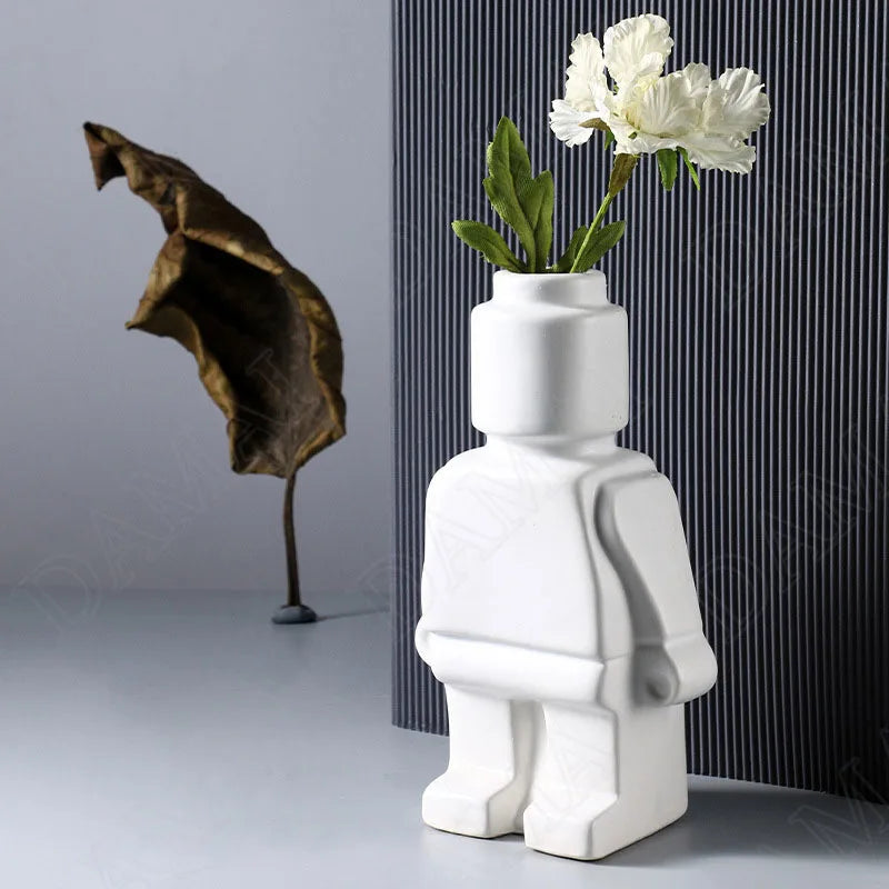 Lego Statue Flower Vase