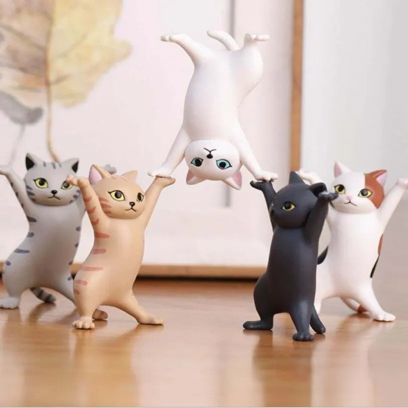 Dancing Cat Figures