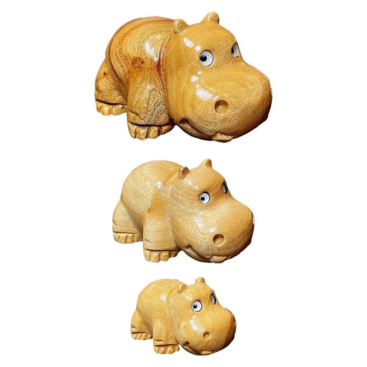 Discover our elegant Wood Hippo Statue, crafted with quality wood for true-to-life details and modern style. Perfect for home decor and thoughtful gifts. 