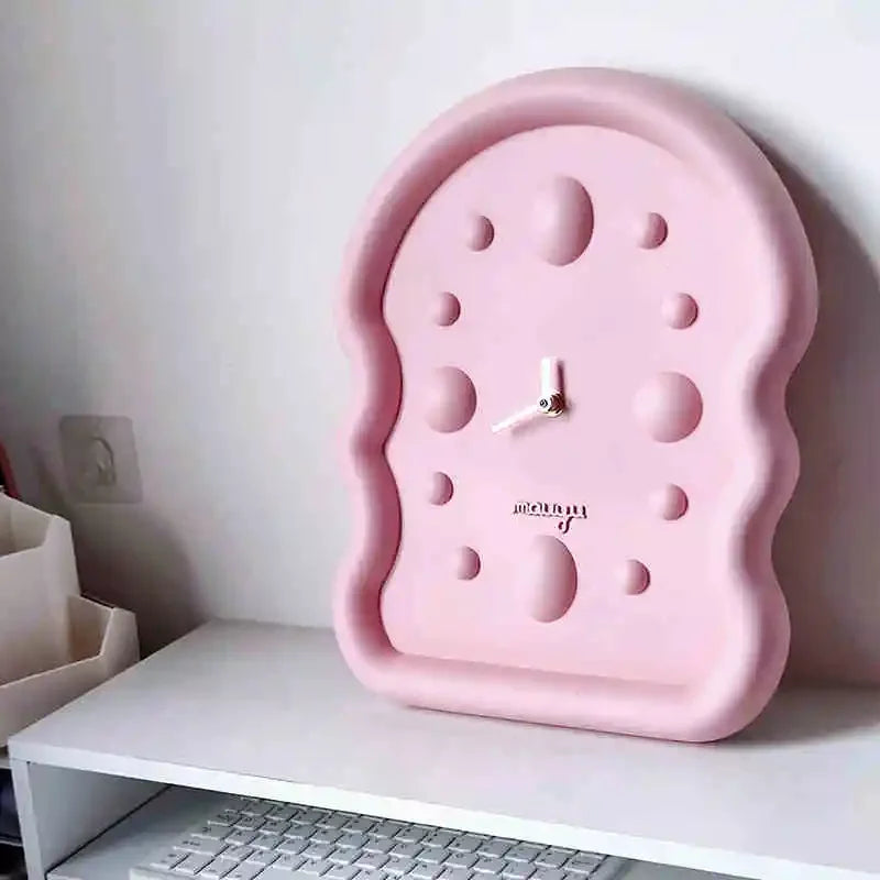 Korean Suede 3D Wall Clock