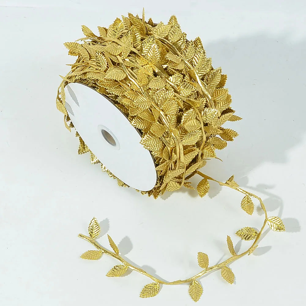 Gold Silk Leaf Garland