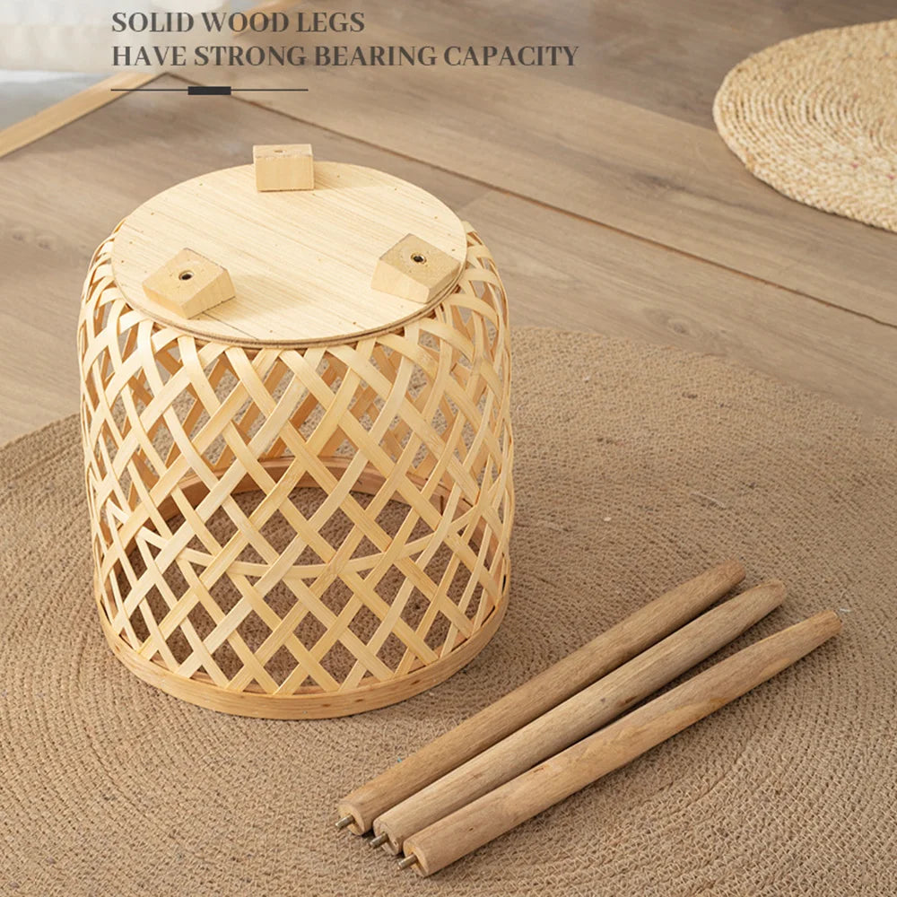 Handmade Bamboo Woven Flower Pot Stand