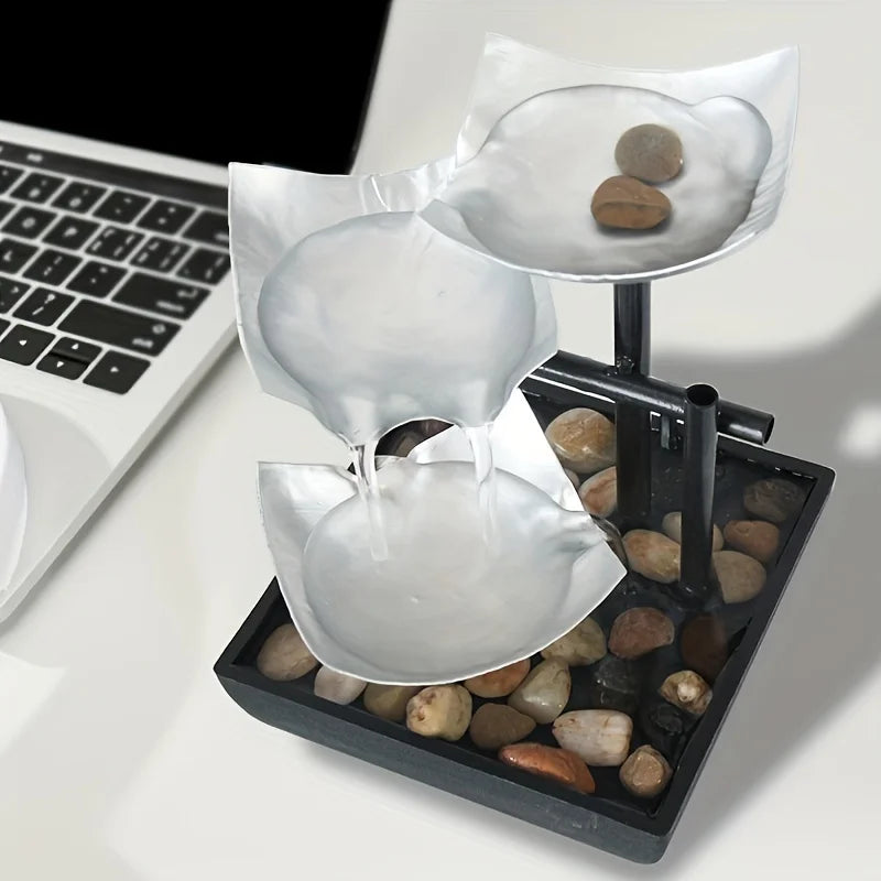 Indoor Tabletop Fountain with Automatic Pump